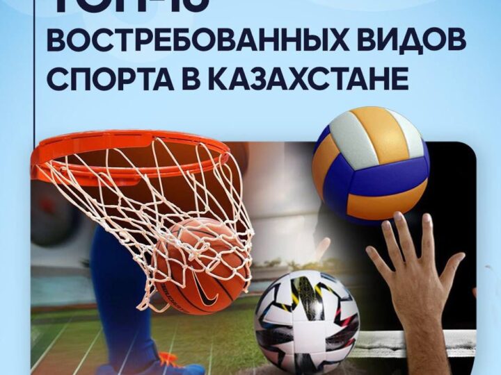 ТОП-10 востребованных видов спорта в Казахстане