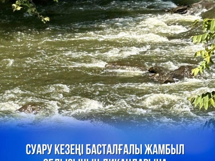 Суару кезеңі басталғалы Жамбыл облысының диқандарына былтырғыға қарағанда екі есе көп су берілді