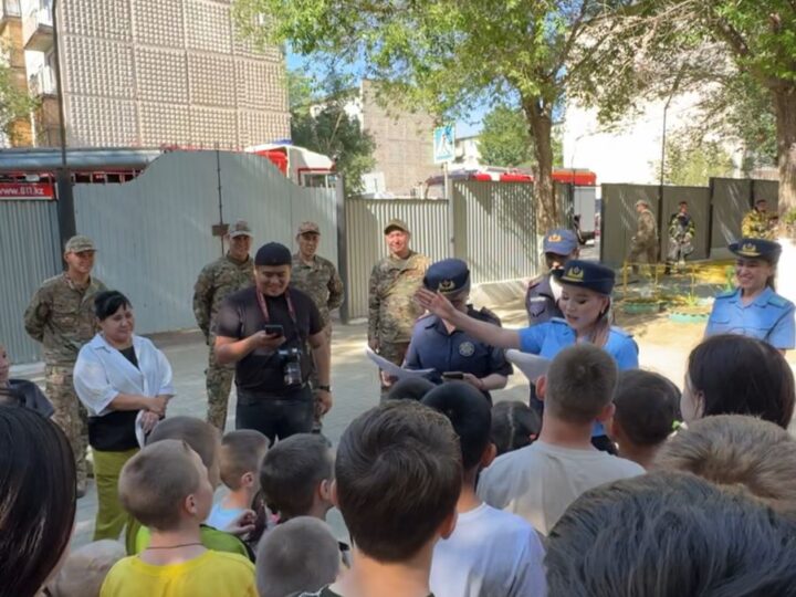 Ұлытау облысында «Балалар қауіпсіздігі — басты назарда» күні аясында оқу-жаттығулар өткізілді