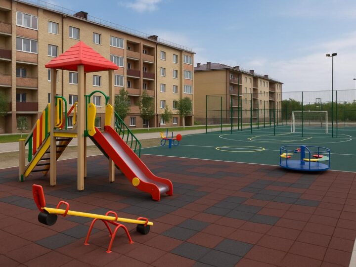 Балалар мен жасөспірімдерге арналған жаңа мүмкіндіктер: Жаңаарқа ауданында ойын және спорт алаңдары қолданысқа беріледі