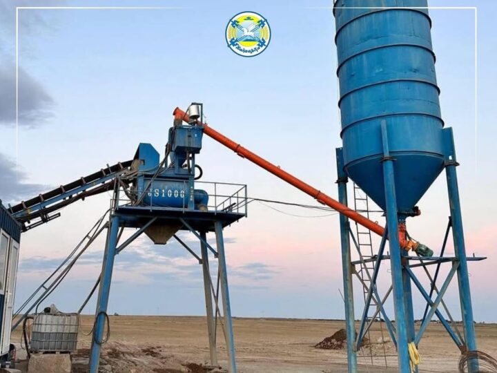*Қызылжар кентінде көпір құрылысы жүріп жатыр*