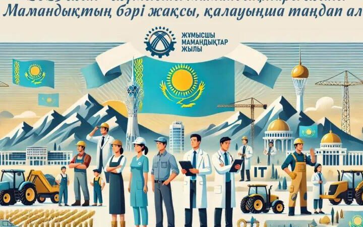 «Жұмысшы мамандықтар жылы» кең ауқымда аталып өтуде