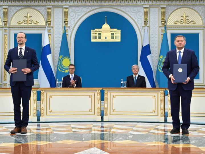 Қазақстан мен Финляндия президенттерінің келіссөзі екі ел делегацияларының қатысуымен одан әрі жалғасты