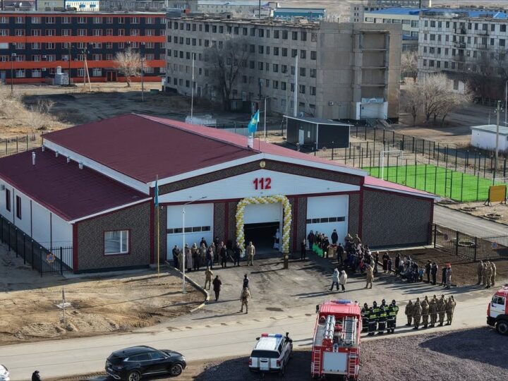 ҰЛЫТАУ ОБЛЫСЫНДА ЖАҢА ӨРТ СӨНДІРУ БӨЛІМІ АШЫЛДЫ