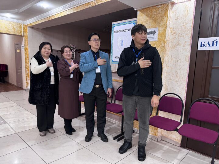 Референдум: ауданымызда сайлау учаскелері жұмысын бастады