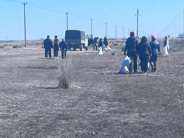 Өзгерісті өзімізден бастадық – тазалыққа бірге үлес қостық!