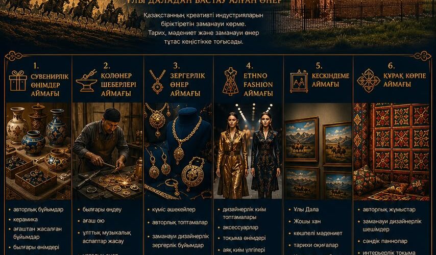 В Астане состоится выставка Creative Aimaq «Наследие Золотой Орды: искусство, рожденное Великой степью»